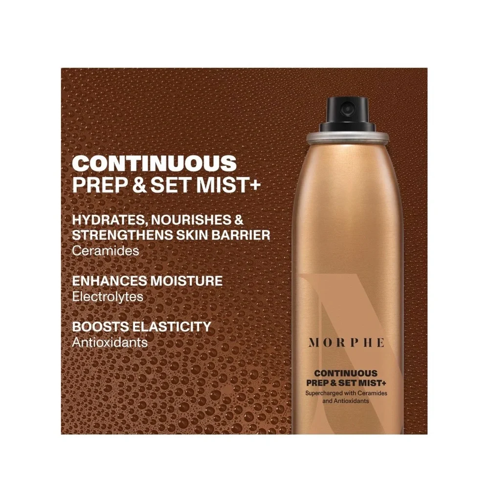 Morphe Continuous Prep & Set Mist - BRAND NEW-Still has tape on it so wont leak!